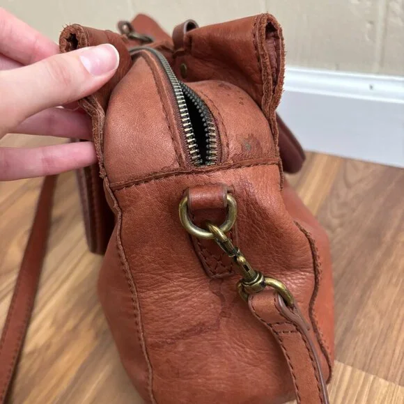 American Leather Co. Sequoia Satchel Purse Bag - Picture 13 of 13